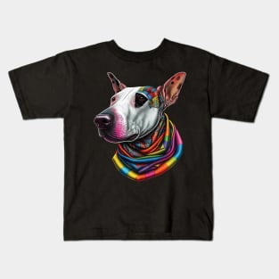 More Dogs of Color - #5 (Bull Terrier) Kids T-Shirt